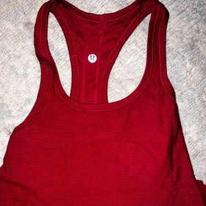 Lululemon Red Tank Top EUC